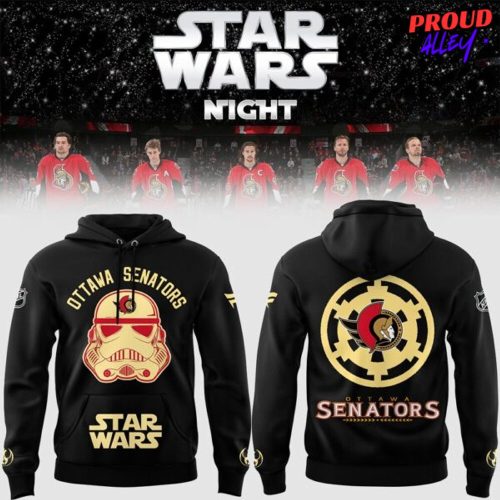 Ottawa Senators Collab Star Wars Special Black Hoodie