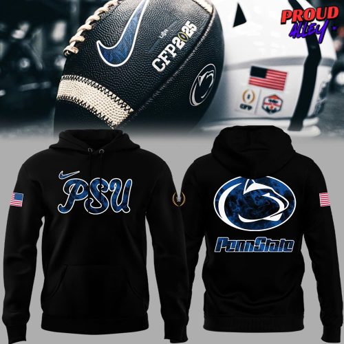 Penn State Nittany Lions Iron Lion Navy Hoodie