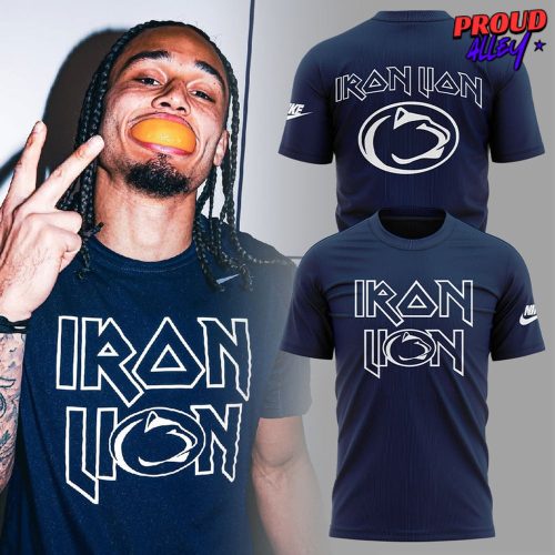 Penn State Nittany Lions Iron Lion Navy T-Shirt