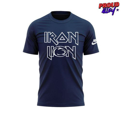 Penn State Nittany Lions Iron Lion Navy T-Shirt