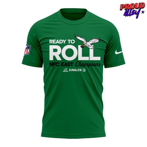 Philadelphia Eagles NFC East Champions 2024 Kelly Green T-Shirt