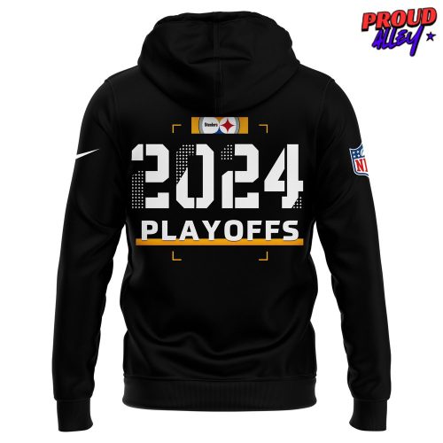 Pittsburgh Steelers City Football 2024 Playoffs Nike Hoodie