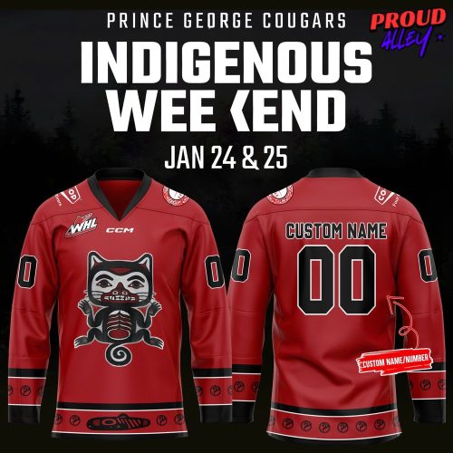 Prince George Cougars Indigenous Weekend 2025 Hockey Jersey