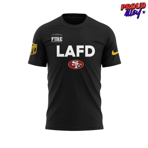 San Francisco 49ers LAFD 2025 TShirt