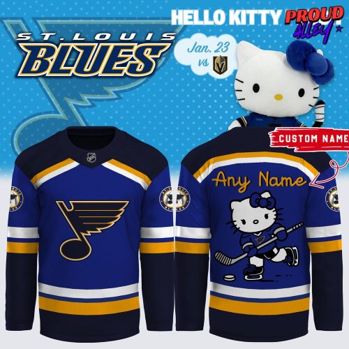 St. Louis Blues Hello Kitty Plush Hockey Jersey