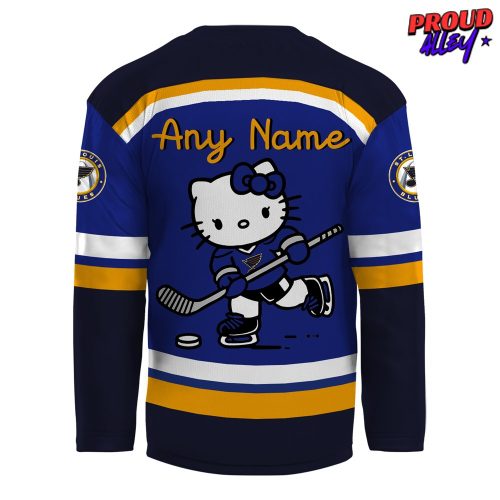 St Louis Blues Hello Kitty Plush Hockey Jersey