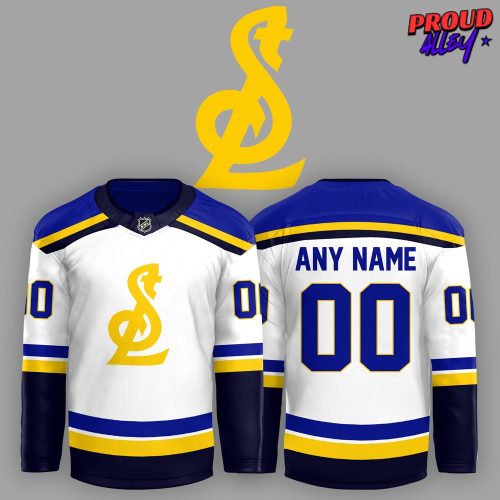 St. Louis Blues New Logo 2025 White Hockey Jersey