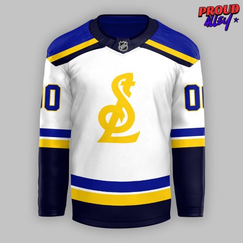 St. Louis Blues New Logo 2025 White Hockey Jersey