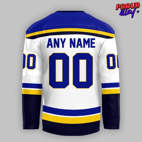 St Louis Blues New Logo 2025 White Hockey Jersey