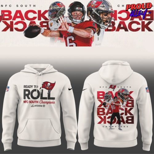 Tampa Bay Buccaneers Back-to-Back NFC South Champions Hoodie