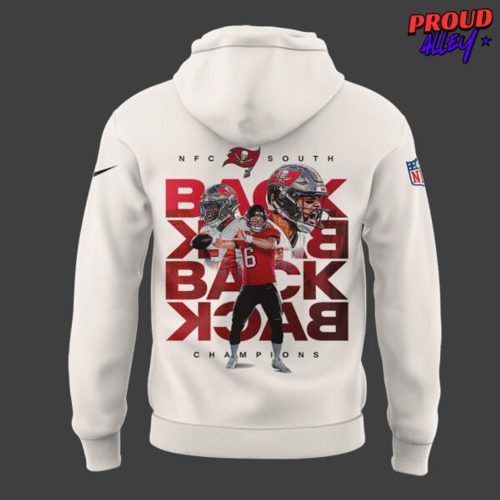 Tampa Bay Buccaneers Back To Back NFC South Champions Hoodie