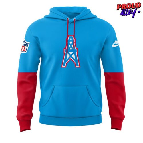 Tennessee Titans Oilers Throwback Special Hoodie