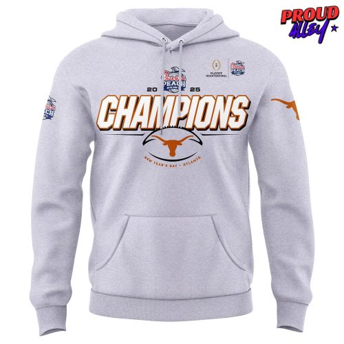 Texas Longhorns 2025 Chick-fil-A Peach Bowl Champions Hoodie