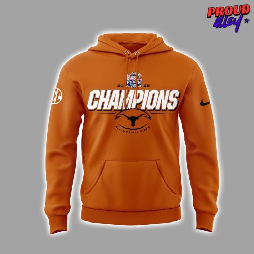 Texas Longhorns Chick-fil-A Peach Bowl 2025 Orange Hoodie