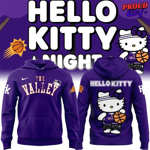 Valley Phoenix Suns x Hello Kitty Night Purple Hoodie