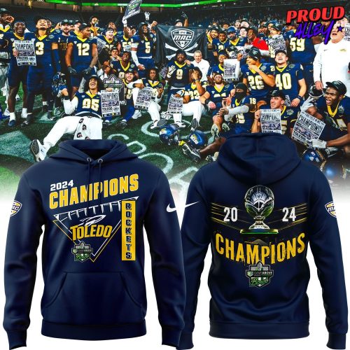 Toledo Rockets GameAbove Sports Bowl Champions 2024 Hoodie