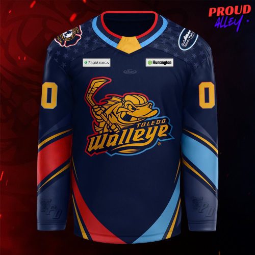 Toledo Walleye Fire Police Hockey Jersey