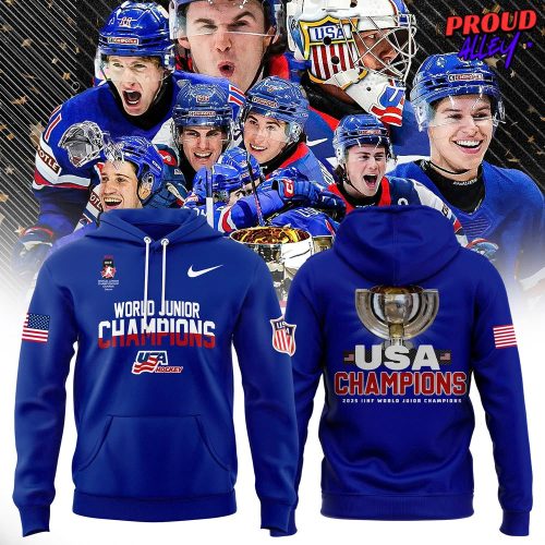 USA Hockey 2025 IIHF World Junior Champions Hoodie