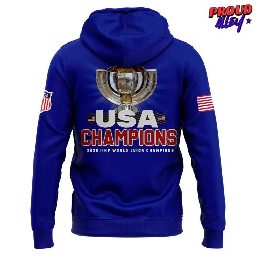 USA Hockey 2025 IIHF World Junior Champions Hoodie