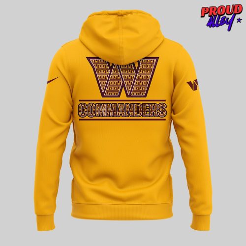 Washington Commanders Hispanic Heritage Night Gold Hoodie