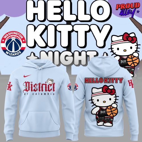 Washington Wizards Hello Kitty Night Limited Edition Hoodie