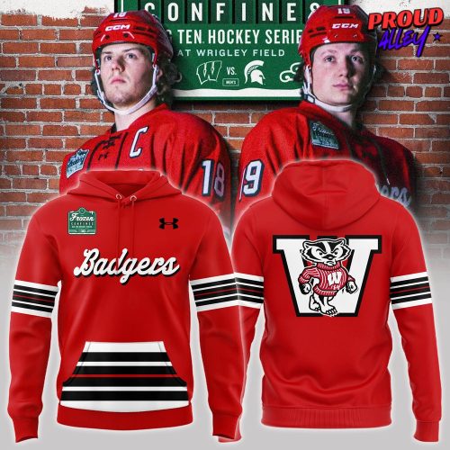 Wisconsin Badgers Frozen Confines Wisconsin 2025 Hoodie