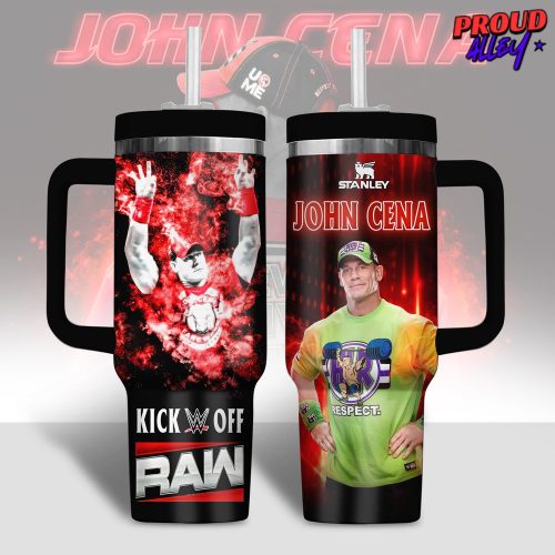 John Cena WWE Kickoff RAW Stanley Tumbler Cup