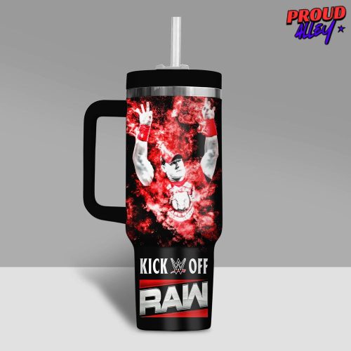 John Cena WWE Kickoff RAW Stanley Tumbler Cup