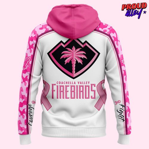 Coachella Valley Firebirds Pink In The Rink 2025 Hoodie