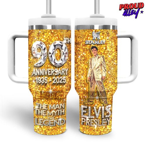 Elvis Presley 90 Anniversary Special Edition Stanley Tumbler Cup