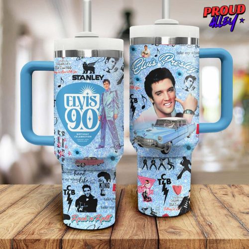 Elvis Presley 90th Birthday Celebration Stanley Tumbler Cup