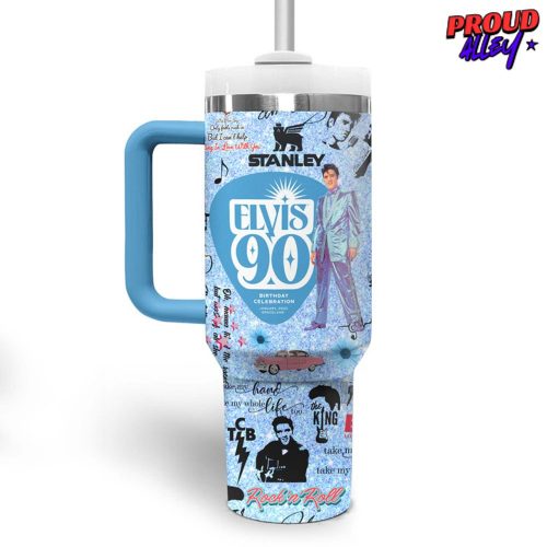 Elvis Presley 90th Birthday Celebration Stanley Tumbler Cup