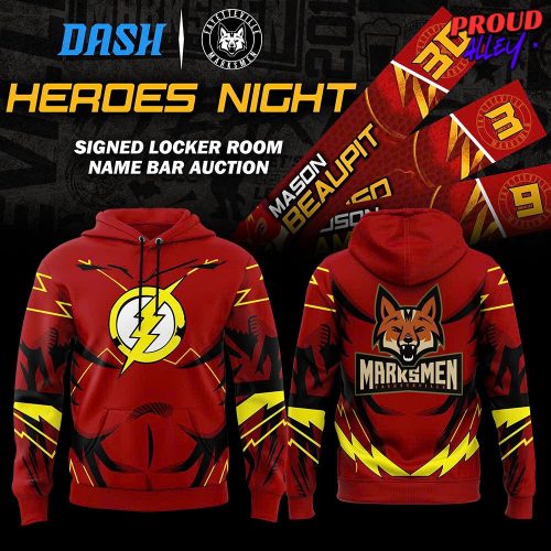 Fayetteville Marksmen Dash Heroes Night 2025 Hoodie