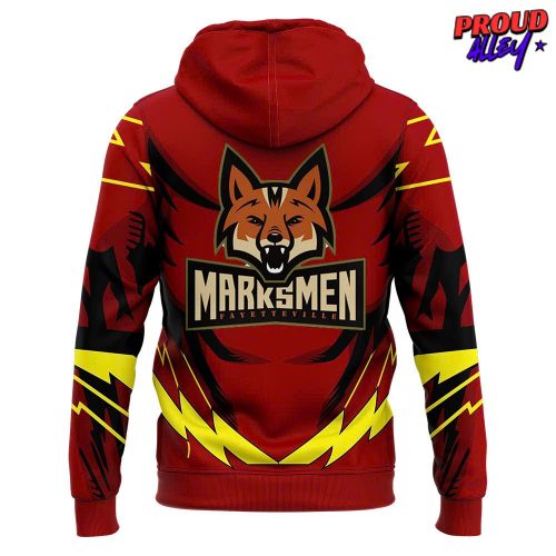 Fayetteville Marksmen Dash Heroes Night 2025 Hoodie