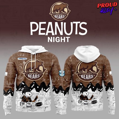 Hershey Bears Anniversary of Peanuts T-Shirt