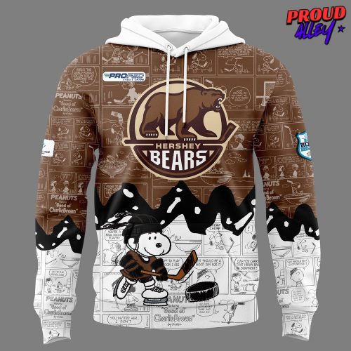 Hershey Bears Anniversary of Peanuts Hoodie