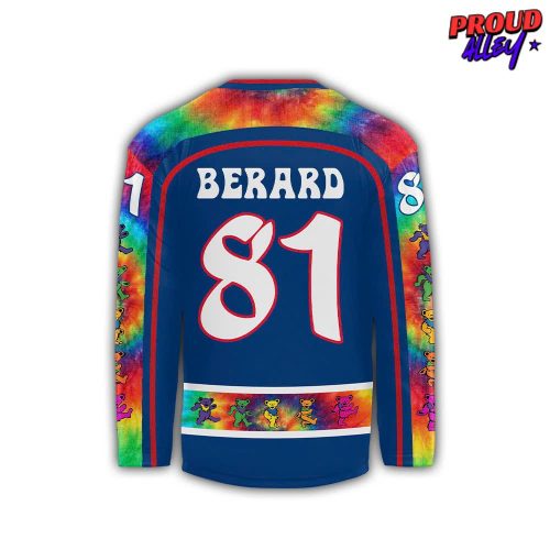 Kalamazoo Wings x Grateful Dead Special Hockey Jersey