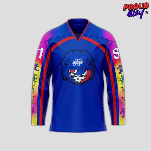 Kalamazoo Wings x Grateful Dead Specialty Hockey Jersey