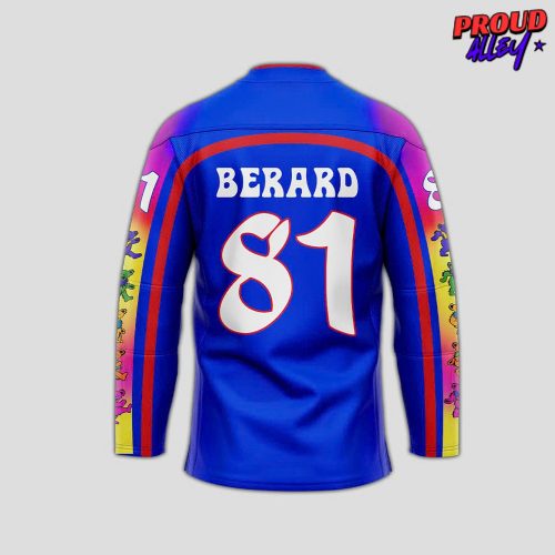 Kalamazoo Wings x Grateful Dead Specialty Hockey Jersey