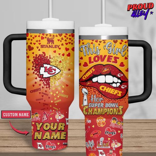 Kansas City Chiefs Super Bowl Champions Stanley Tumbler Cup