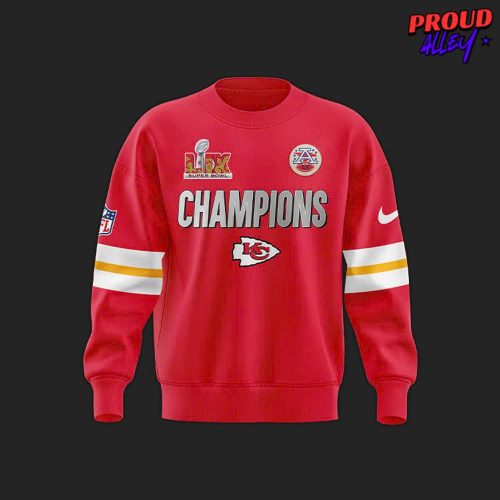 Kansas City Chiefs x Super Bowl LIX Red Sweatshirt