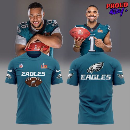 Midnight Green Philadelphia Eagles Super Bowl LIX Special Tshirt