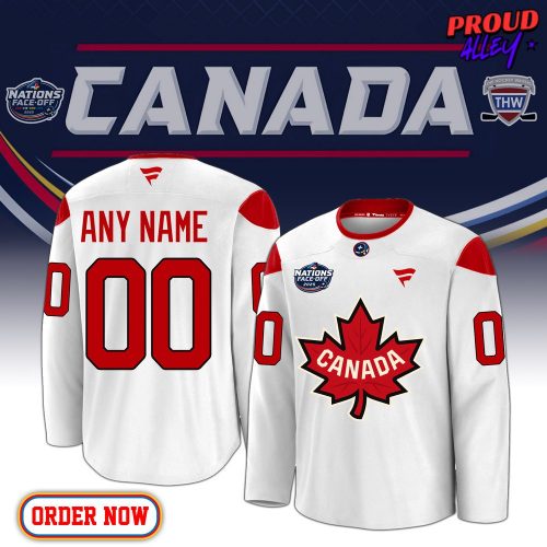 NHL 4 Nations Canada Premium Second Hockey Jersey