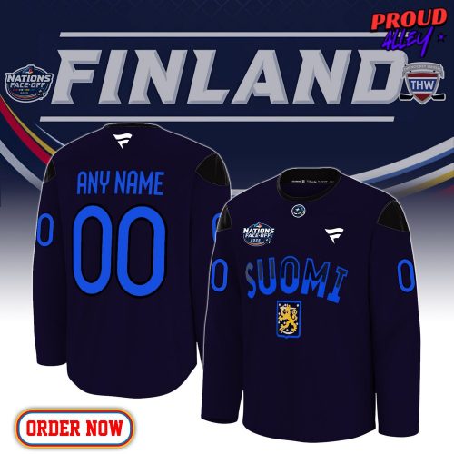 NHL 4 Nations Finland Premium Second Hockey Jersey