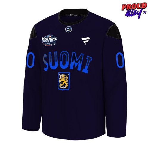 NHL 4 Nations Finland Premium Second Hockey Jersey