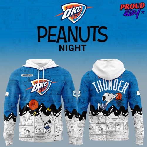 Oklahoma City Thunder Anniversary of Peanuts Special T-Shirt