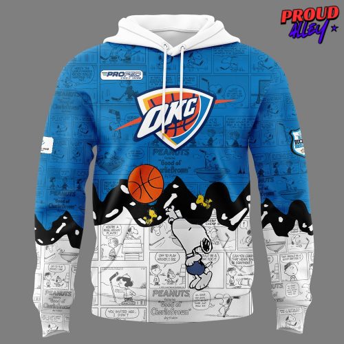 Oklahoma City Thunder Anniversary of Peanuts Special Hoodie