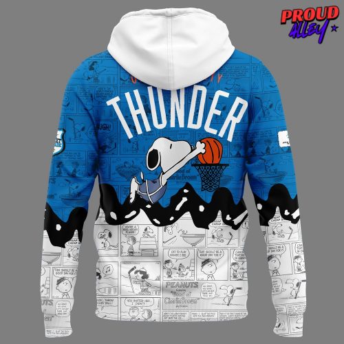 Oklahoma City Thunder Anniversary of Peanuts Special Hoodie