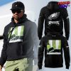 Philadelphia Eagles Black History Month 2025 Orange Hoodie