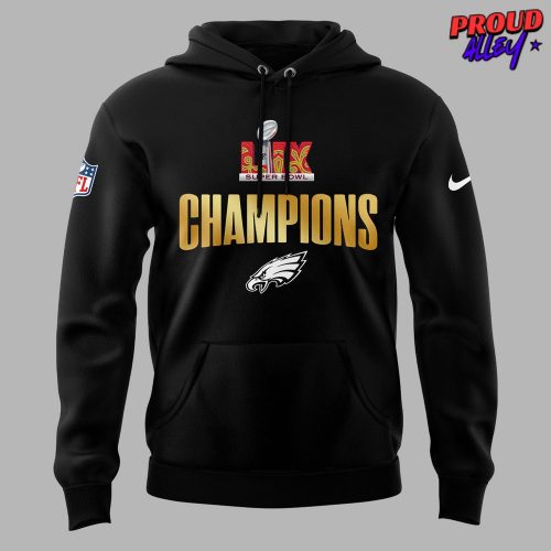 Philadelphia Eagles Lets Hunt Super Bowl LIX Black Hoodie